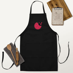 Apron with Pink Cookie Logo - Embroidered, Printed, or All - Over Design - Homemade Hooplah's Hullabaloo