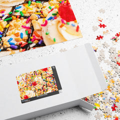 Banana Split Cake Jigsaw Puzzle (Real Photograph) - Homemade Hooplah's Hullabaloo