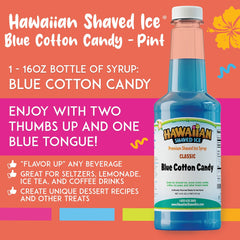 Blue Cotton Candy Syrup - Homemade Hooplah's Hullabaloo