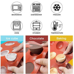 Chocolate Bomb Mold Baking Sphere Silicone Mold Making Hot Chocolate - Homemade Hooplah's Hullabaloo