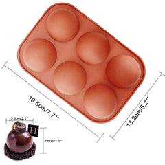 Chocolate Bomb Mold Baking Sphere Silicone Mold Making Hot Chocolate - Homemade Hooplah's Hullabaloo