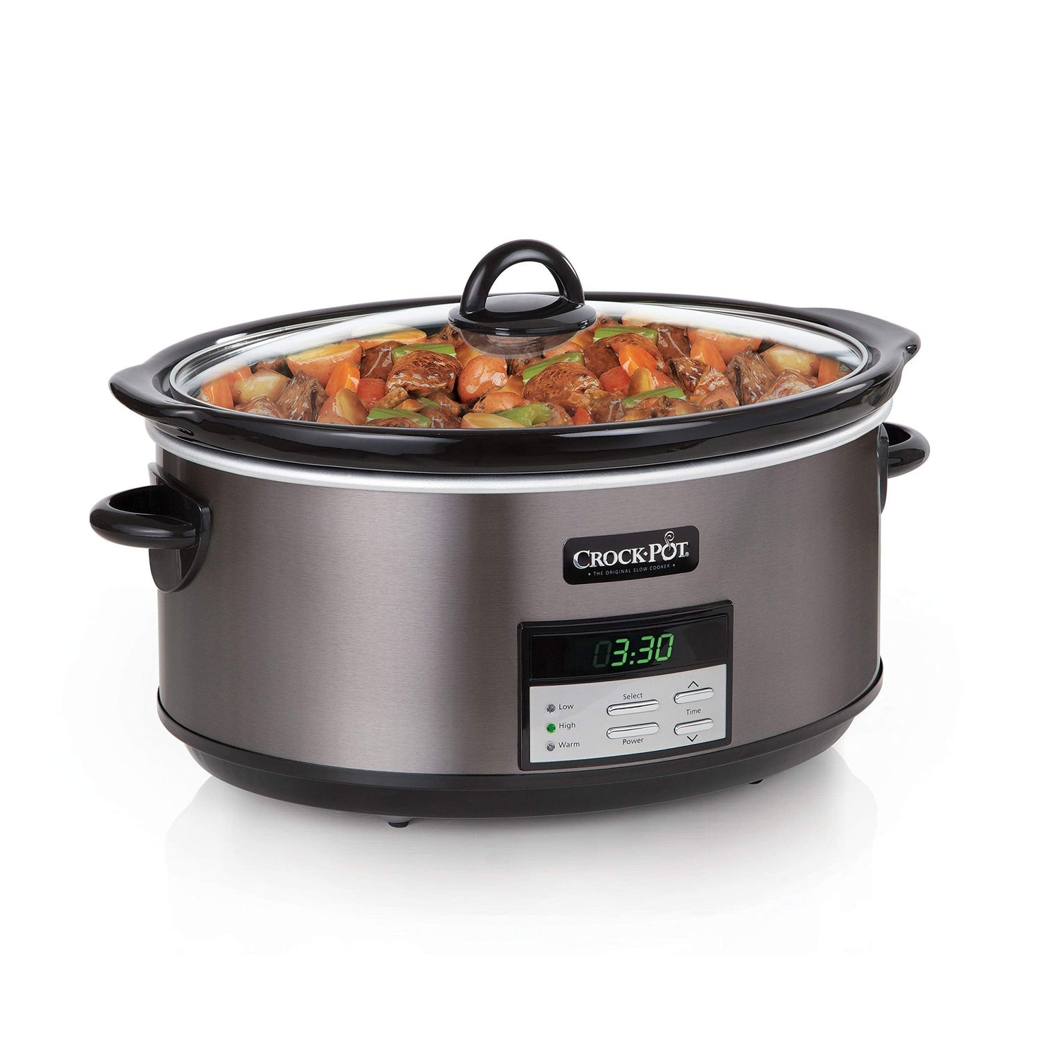 Crock-Pot Large 8 Quart Programmable Slow Cooker with Auto Warm Setting - Homemade Hooplah's Hullabaloo