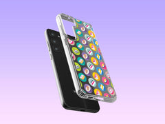 Samsung Phone Case with Colorful Modern Cake Icon Design (Tough, Snap, and Clear) - Homemade Hooplah's Hullabaloo