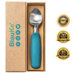 Stainless Steel Ice Cream Scoop - Professional Ice Scooper - Homemade Hooplah's Hullabaloo