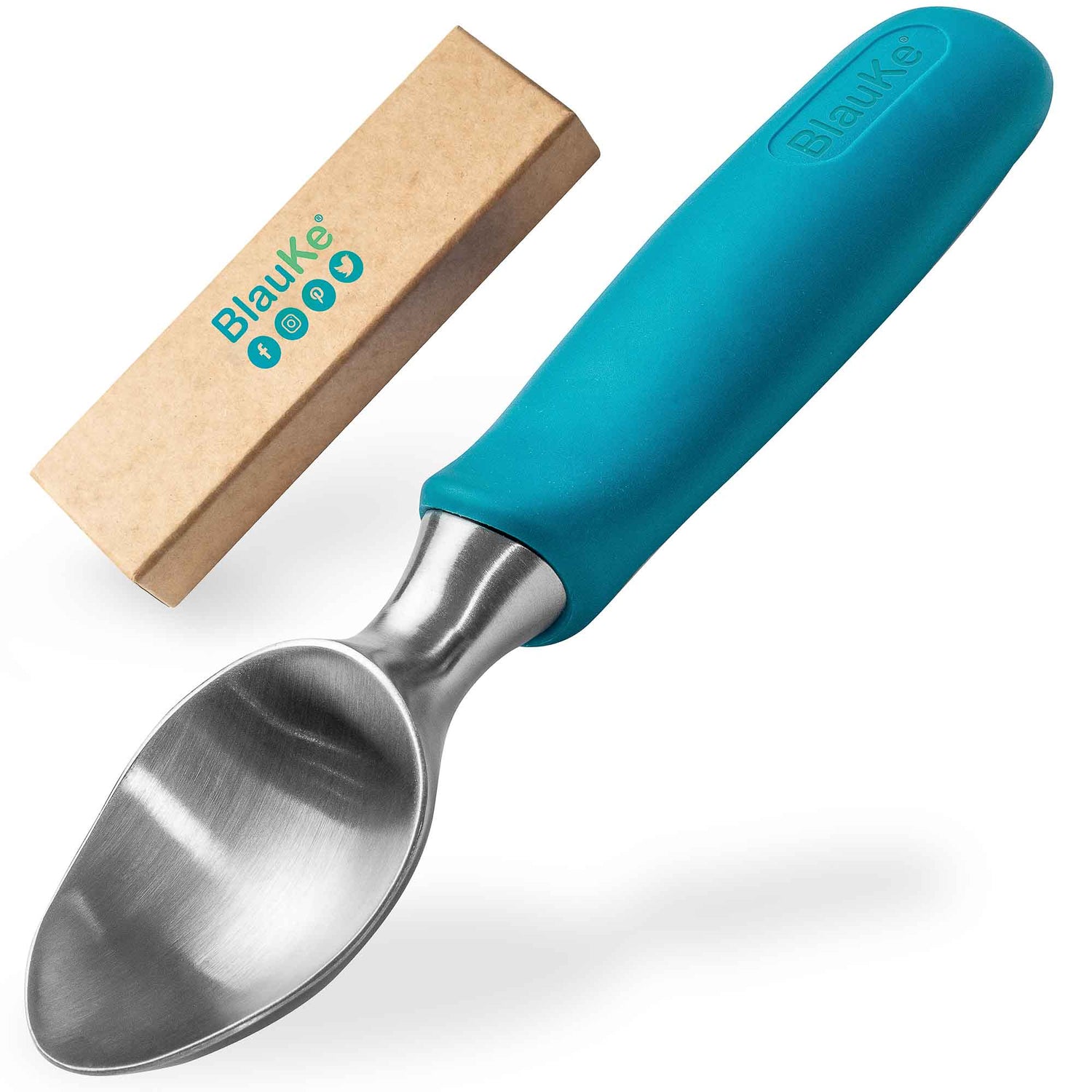 Stainless Steel Ice Cream Scoop - Professional Ice Scooper - Homemade Hooplah's Hullabaloo